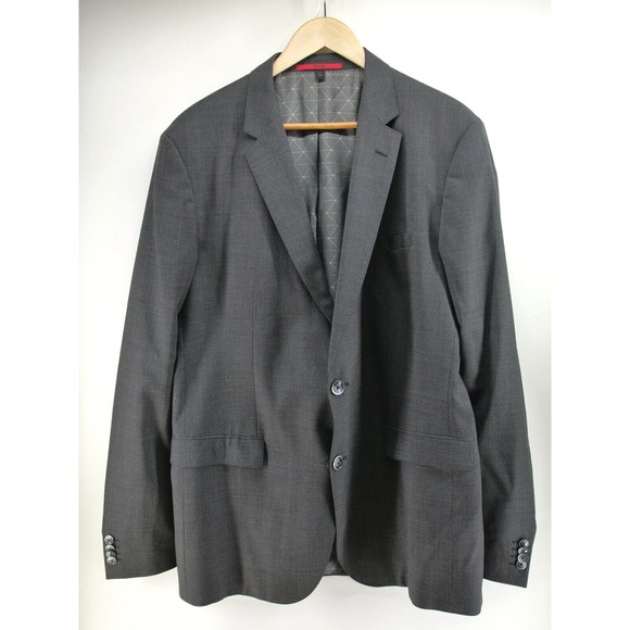 Hugo‎ Boss Blazer Marzotto Wool Dual Vent Sports Coat Sz 44L Men